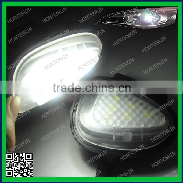 Canbus System No Error Xenon White 18-SMD LED Under Side Mirror Puddle Lights For Volkswagen MK6 6 MKVI GTi Golf