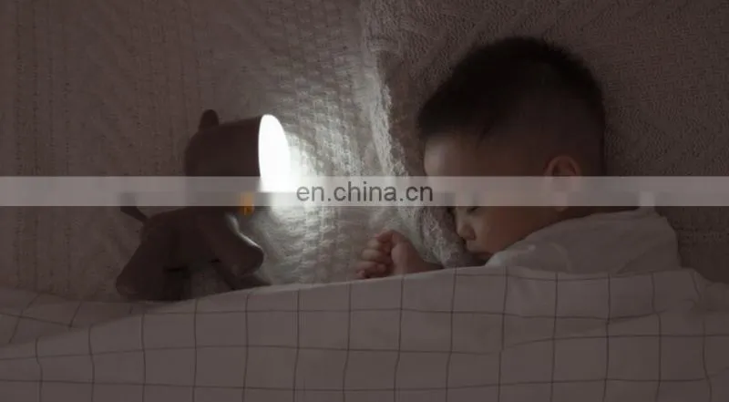 Gift USB Rechargeable Moveable Body Switch Control Cute Image 2 Modes Brightness Children Puppy night Light