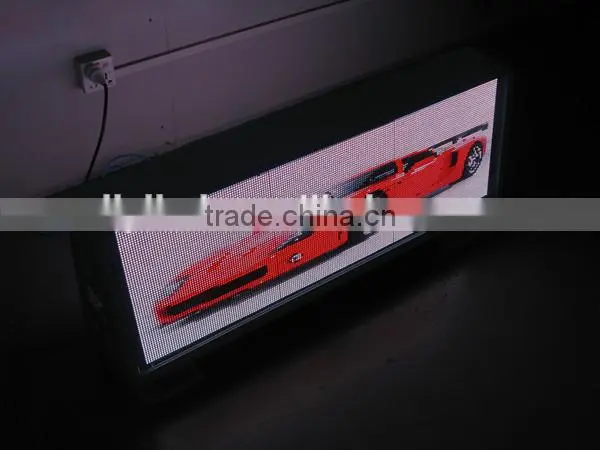 Waterproof hot Sale Outdoor 3G/WIFI Wireless Bus/Car/Truck Roof LED Taxi Top Advertising Sign from Shenzhen China