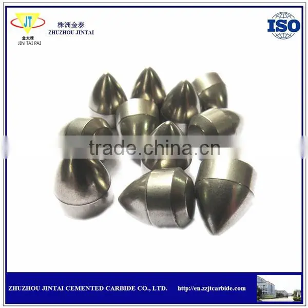 Grinding tungsten carbide button bits for mining tool