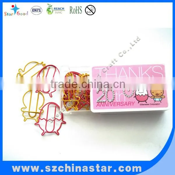 Excellent quality small square PP box paper clip