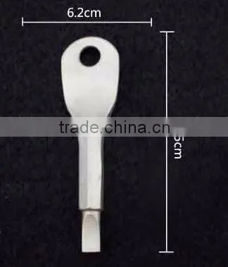 Mini pocket stainless steel outdoor tool EDC cross combination screwdriver with keychain key ring