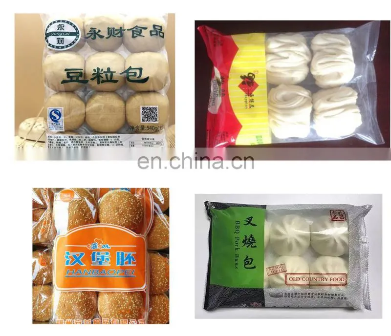 High Speed Flow Pack Bread Cake Bun Pillow Wrapping Packaging Machinery Croissant/Donut Horizontal Packing Machine