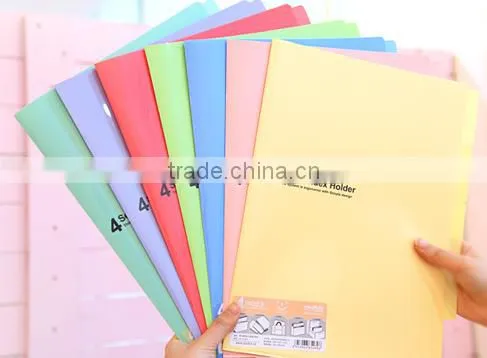 Factory price a4 size eco-friendly plastic protective file sleeve