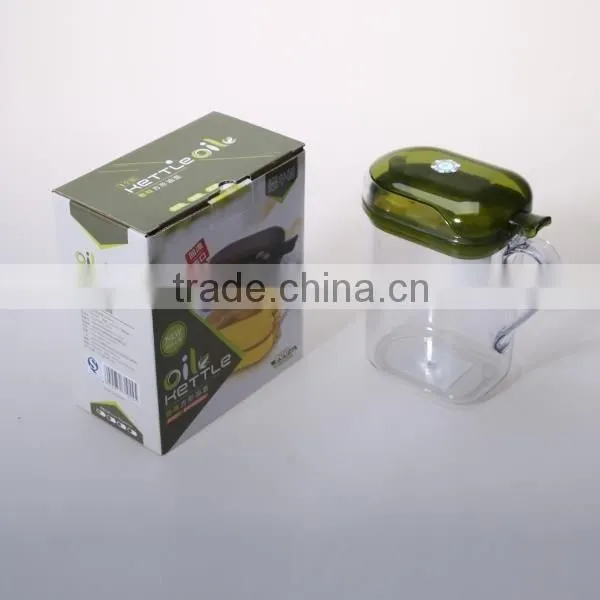 900ml houseware rectangle shaped oil bottle with handle