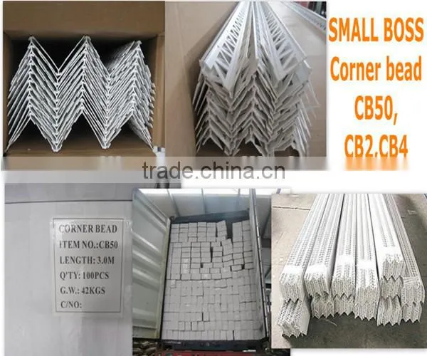 PVC corner bead/fiberglass mesh corner bead
