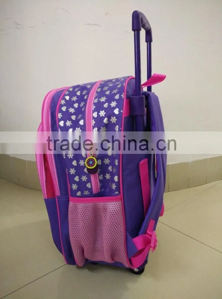 Lovely travel kid luggage with wheels