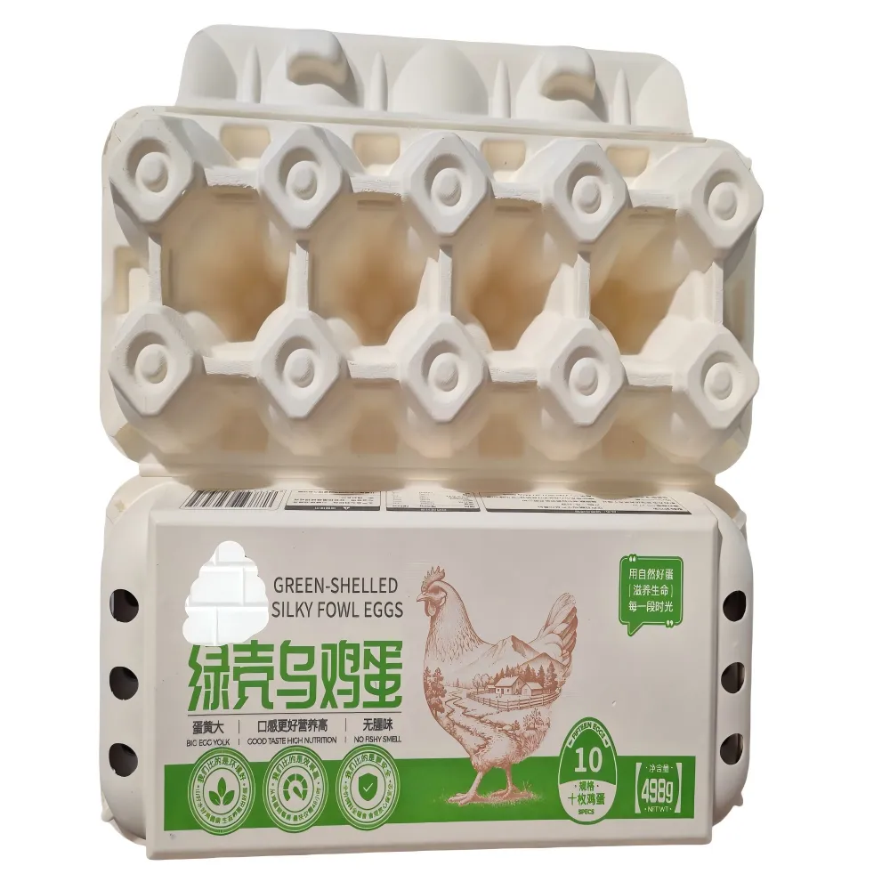 PFAS-free egg packaging printing pattern