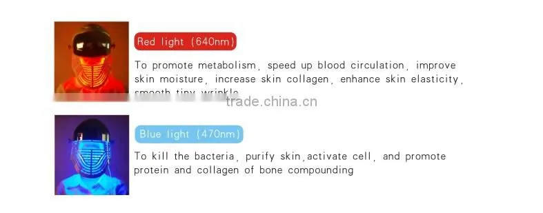 PDT photon red/blue led cap 2014