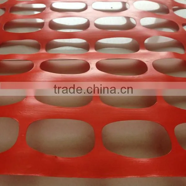 heavy duty plastic barrier mesh/orange warning plastic safety mesh
