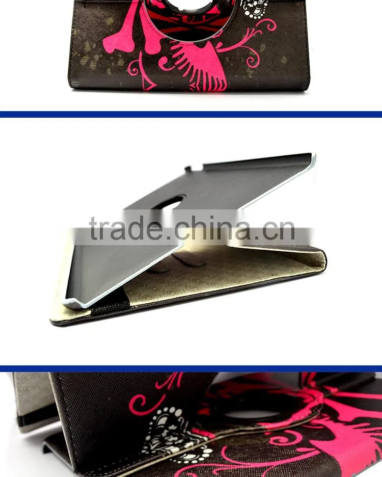 Skull Rotating Function Tablet Case For iPad Air 2