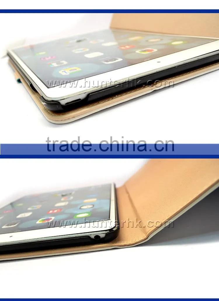 PU Leather Binary Color Tablet Case For iPad Air 2
