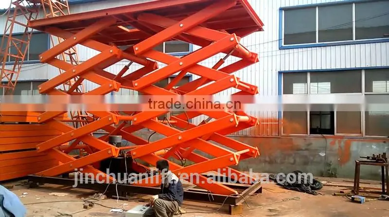 The best utility cargo indoor scissor lift table/stationary scissor lift