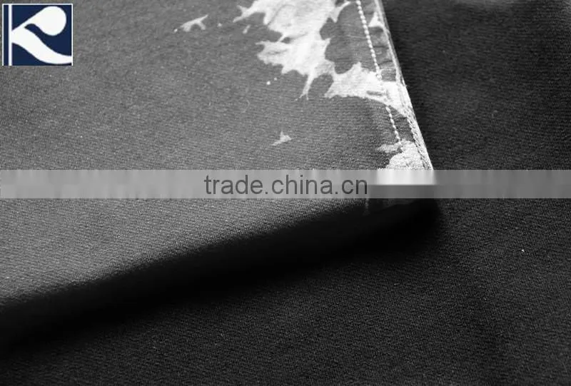 Black Heavy cotton polyester knitting denim