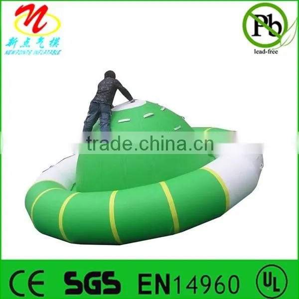 Inflatable Saturn rocker rotate fun inflatable water spinner