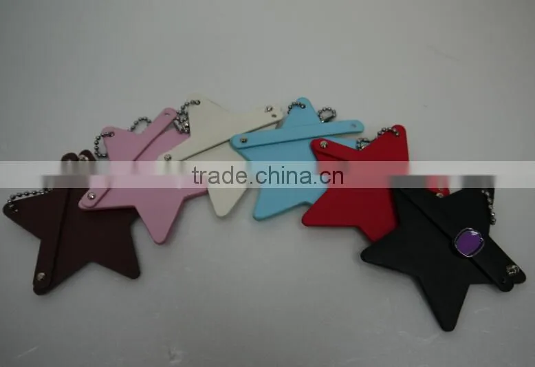 Factory Offer PU Leather Child Shape Tag can be Decorated with DIY Slide Letters