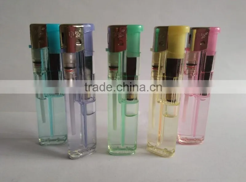 Chinese cigarette lighter transparent electronic lighter FH-606 smoking accessories