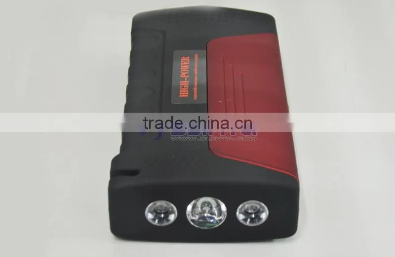 44.4Wh Power Bank 5V/12V/16V/19V Output Emergency Car Jump Starter Charger Booster