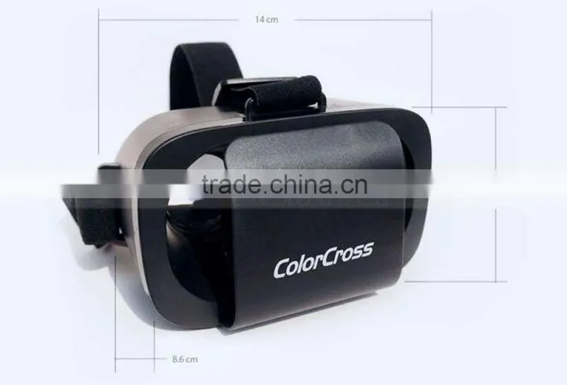 Super Mini 3D VR Headset Virtual Reality VR Glasses Case For 4.0-6 Inch Smartphone