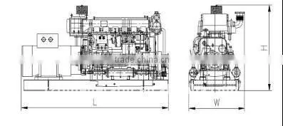 ZIBO marine generator set-200KW