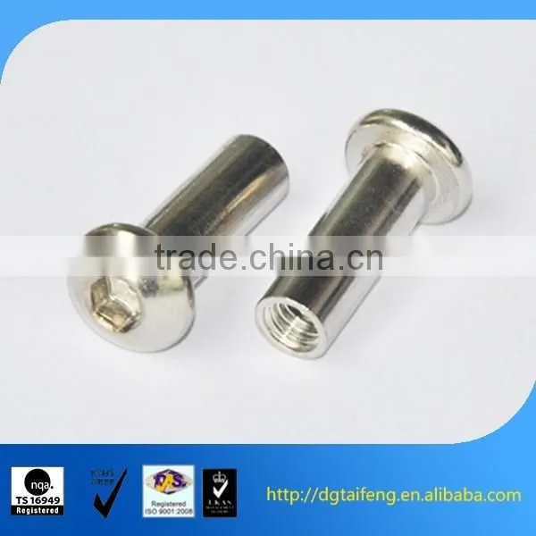 carbon steel pan head hex socket internal thread rivet