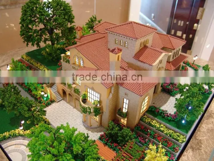 European Villas Architecture Scale Model Maker