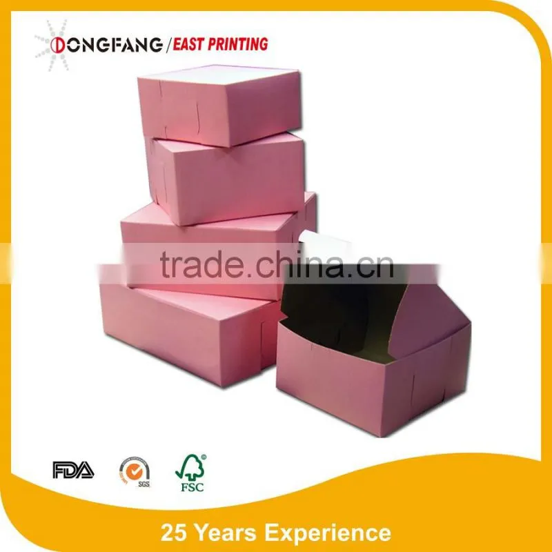 PE coated cake paper box