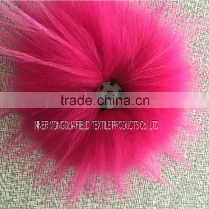 Fashion Thicken Large Fur Ball Beanie Bobble Ski Hat