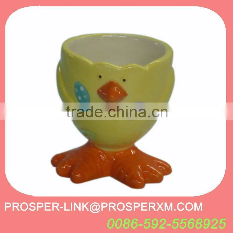 ceramic easter egg cup
