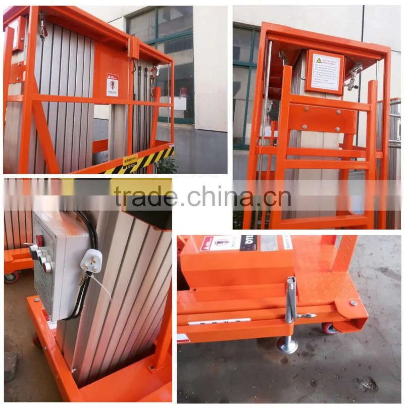 Factory price towable boom lift aerial working platform telescopic boom lift