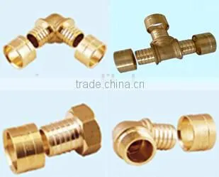 Brass Press Fittings for Al-PEX Multilayer Pipes/PE Pipes
