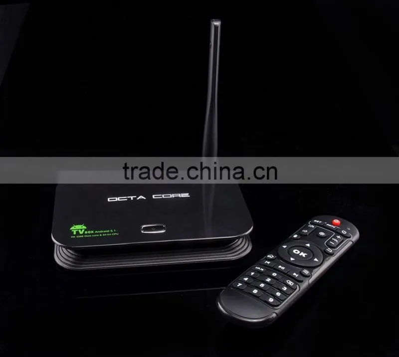 Vensmile best selling products Z4 RK3368 Octa Core google android 5.1 smart tv box dual WIFI rk3368 octa core android tv box