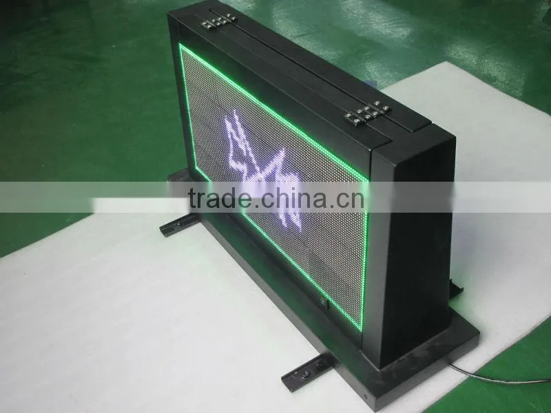 Led lighted sign taxi open amber 12 V 80cm led pharmacy cross sign