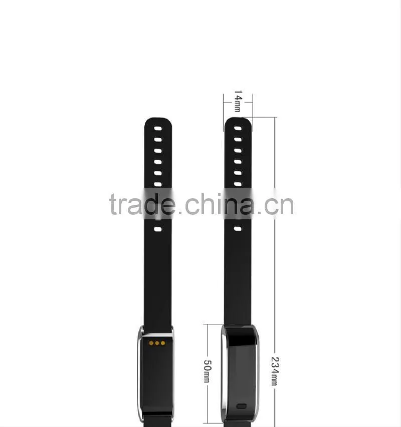 OLED time display remote camera pedometer stopwatch health bracelet