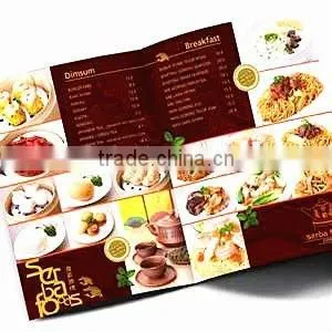 Fashionable Customed PVC Menu Book ,Menu Cover for Saloon Bar