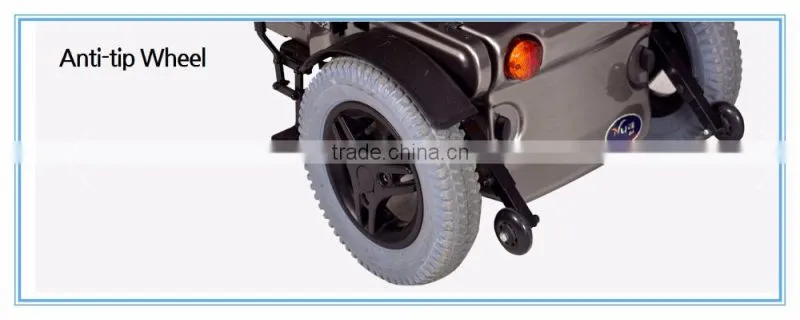 portable foldable electric power wheelchair for old people