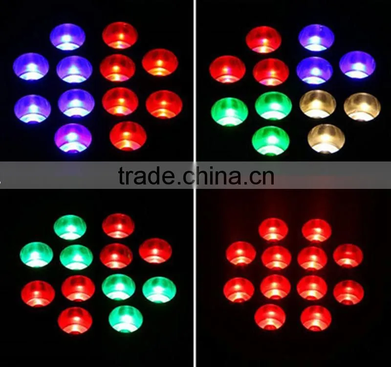 12pcs 4 in1 10W rgbw led mini beam moving head led stage light
