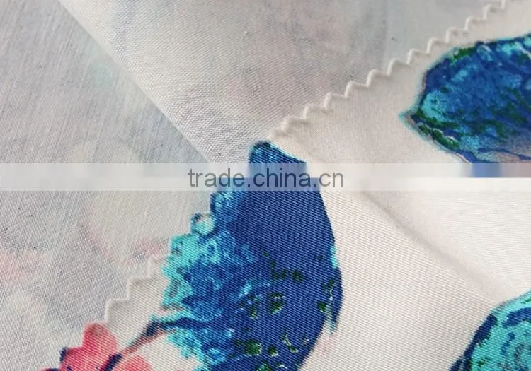 95%C 5%SP textile factory wholesale spandex cotton printed digital fabric