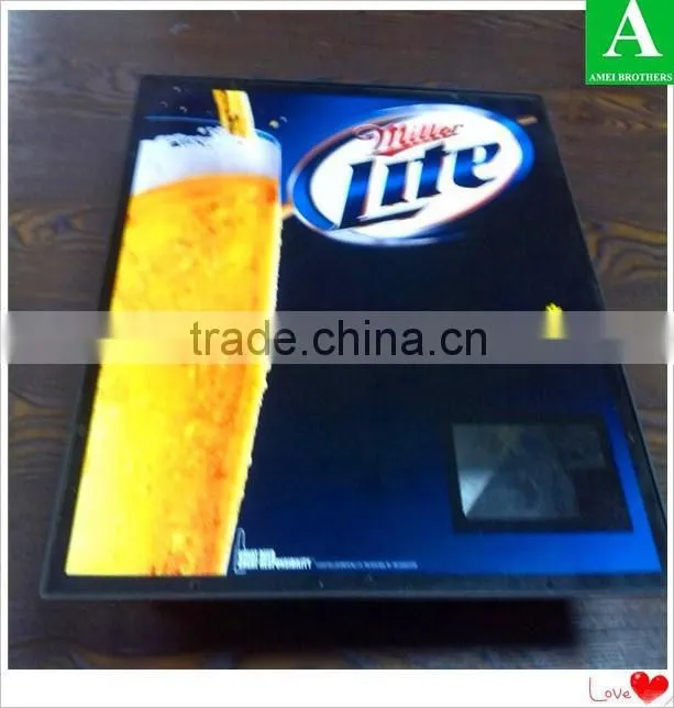 Outdoor advertising sign plastic custom vacuum formed letter light box