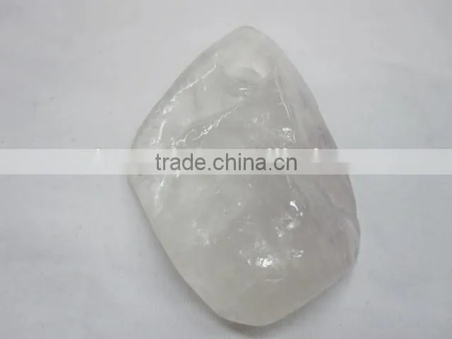 natural clear crystal teardrop pendant or facet customized