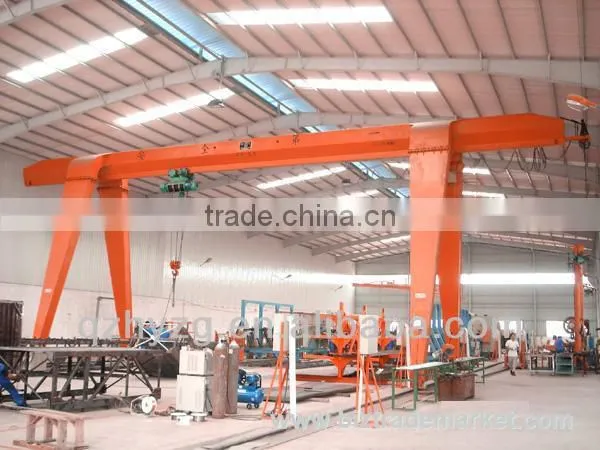 small ton single gantry crane