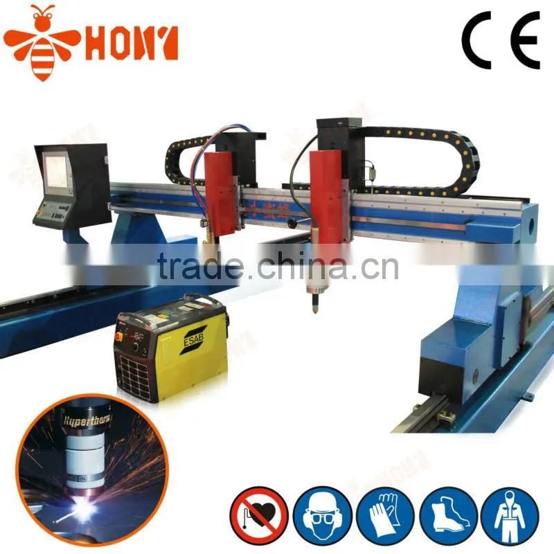 CNC multi torch gas cutting machine, with 8-12 torches HBCNC 8000*36000*10C