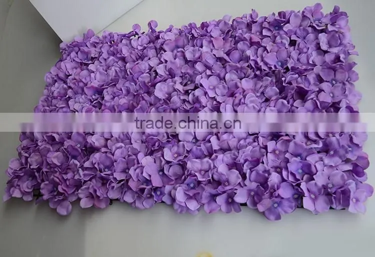 silk artificial hydrangea flower wall wedding decoration backdrop