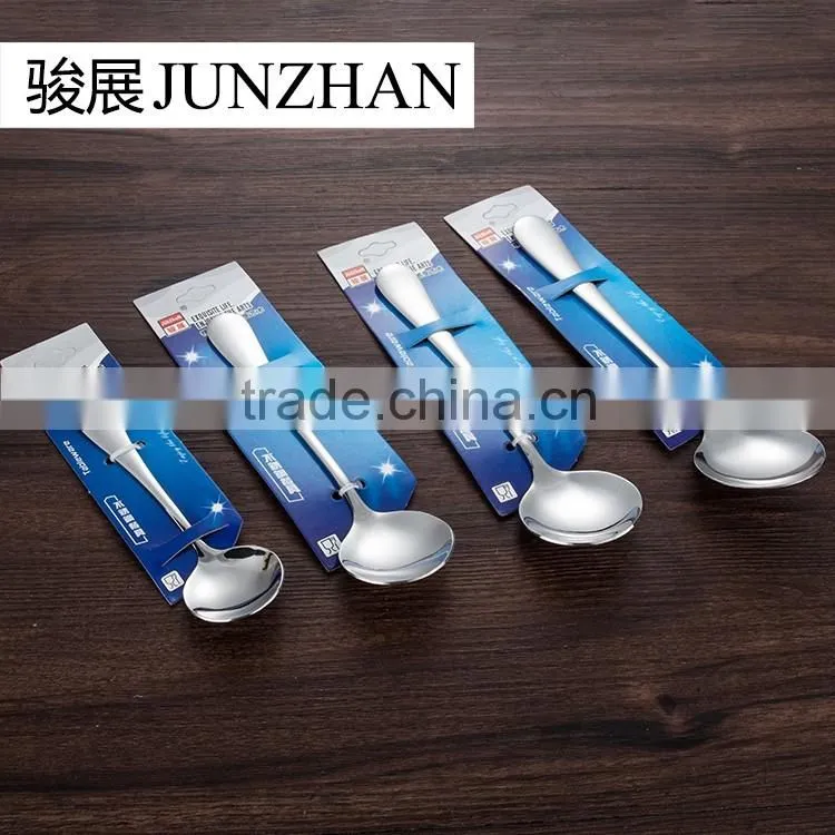 Round spoon of stainless steel 410 with low price