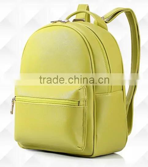 2015 High Quality Trendy PU lady backpack