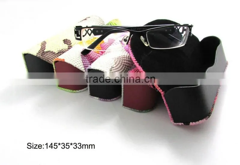 Colorful Solide Handmade eyeglasses Case