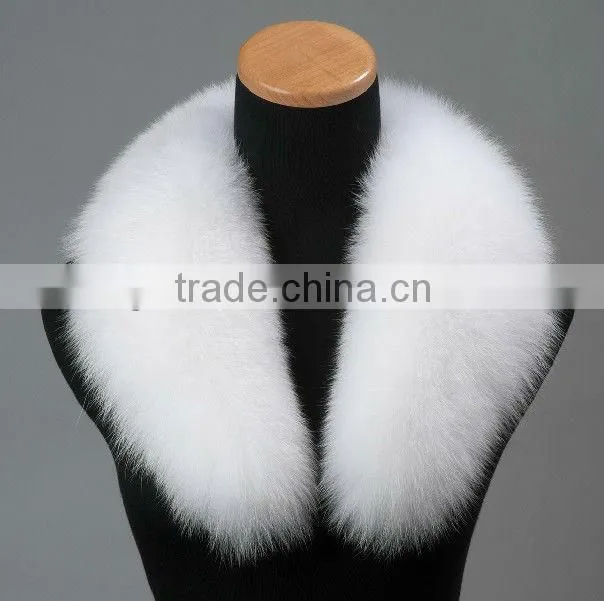 fox fur collar for coat or jacket