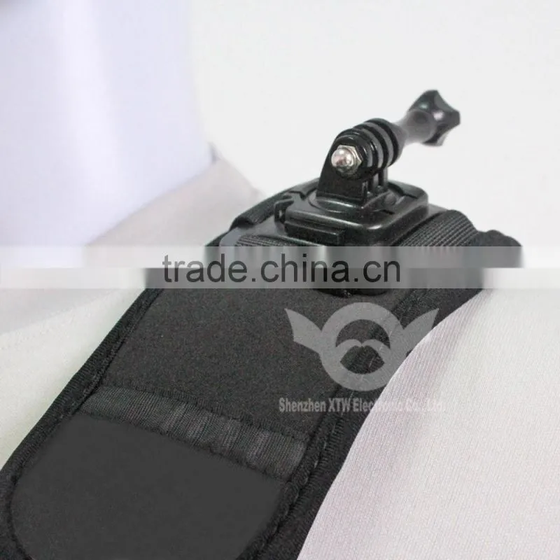 2016 newest go pro camera adjustable shoulder strap mount for go pro hero camera xiaomi yi camera