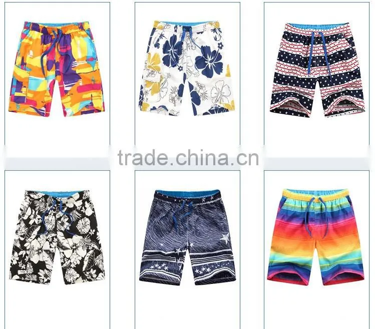 mens custom design printing board shorts
