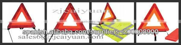 CY Reflector Warning Triangle Safety Vest Kit